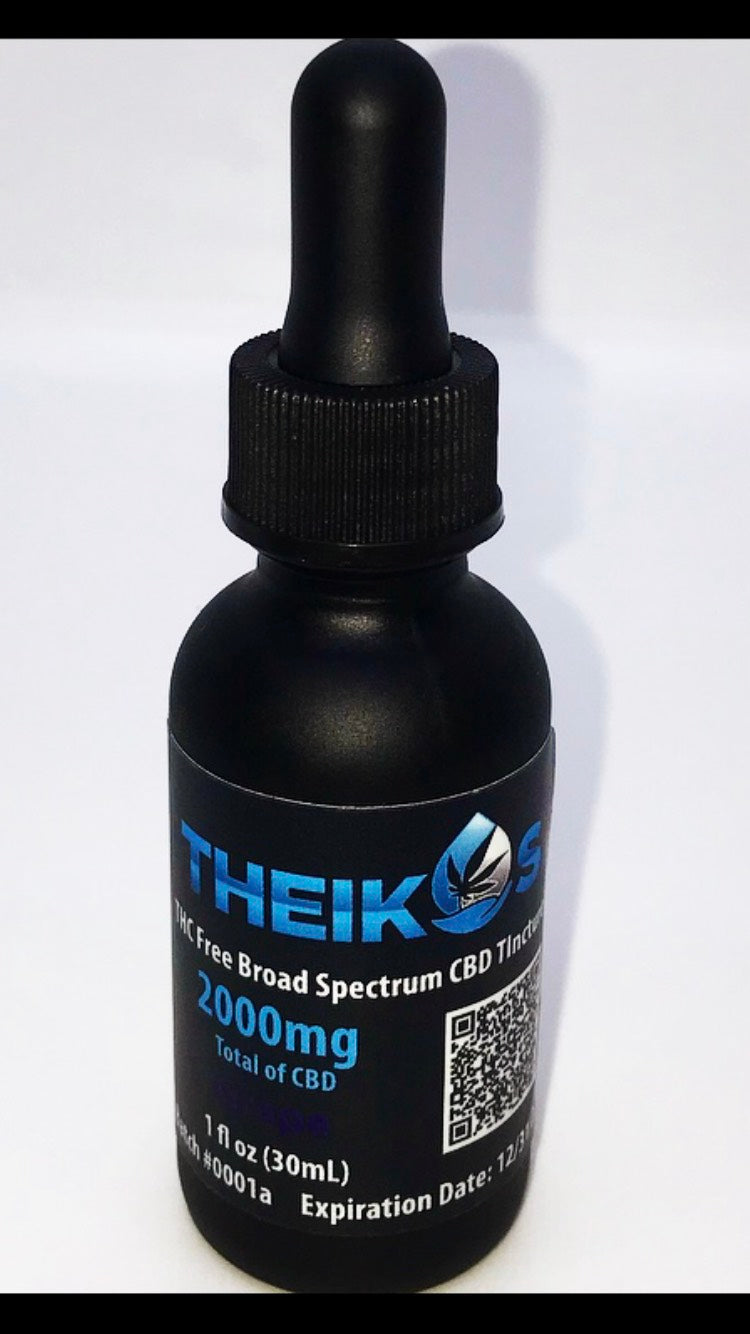 THC Free Broad Spectrum CBD Tincture Grape